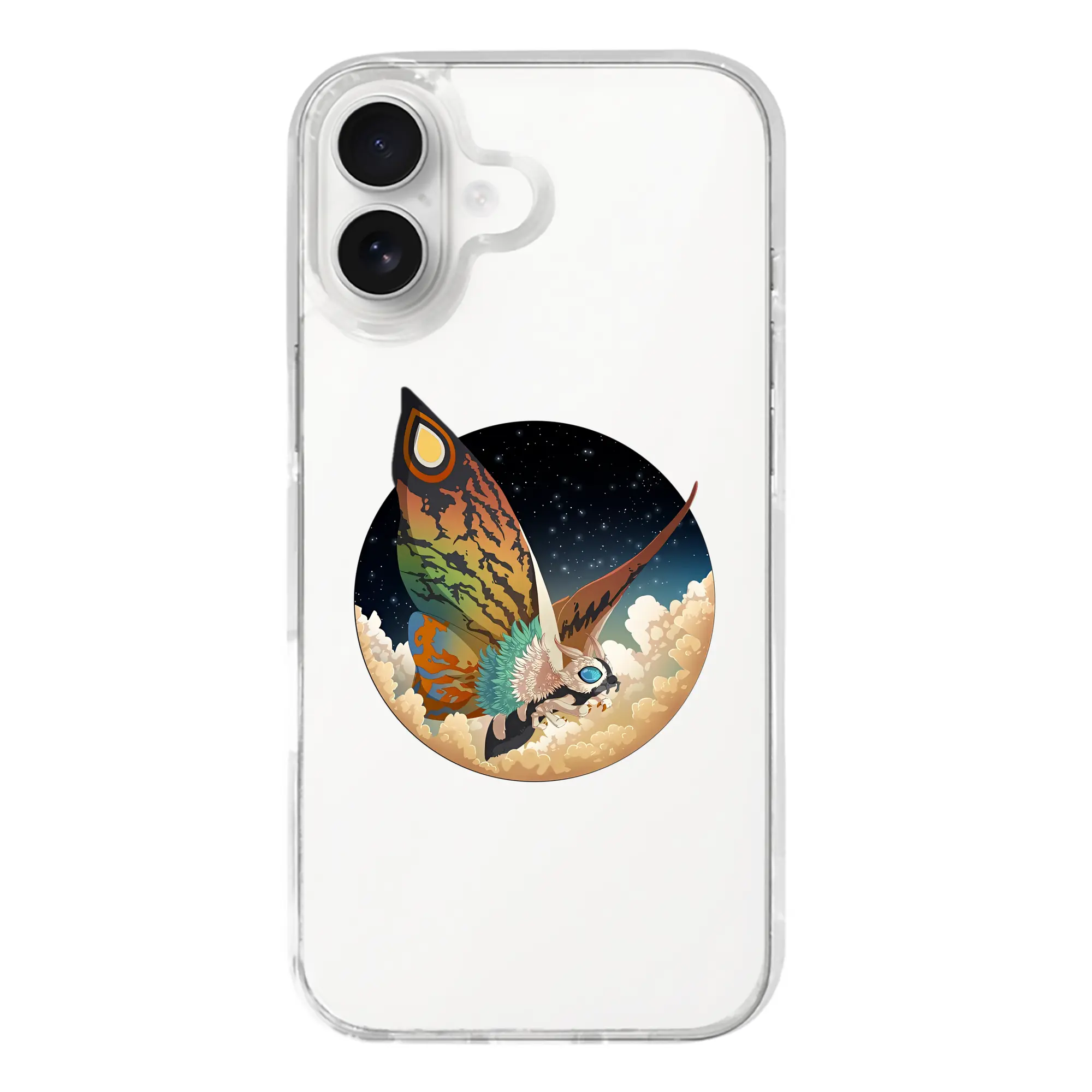 ゴジラ グッズ,モスラ - iPhone 17シリーズ 透明スマホケース – 薄型・耐衝撃・精密フィット保護カバー